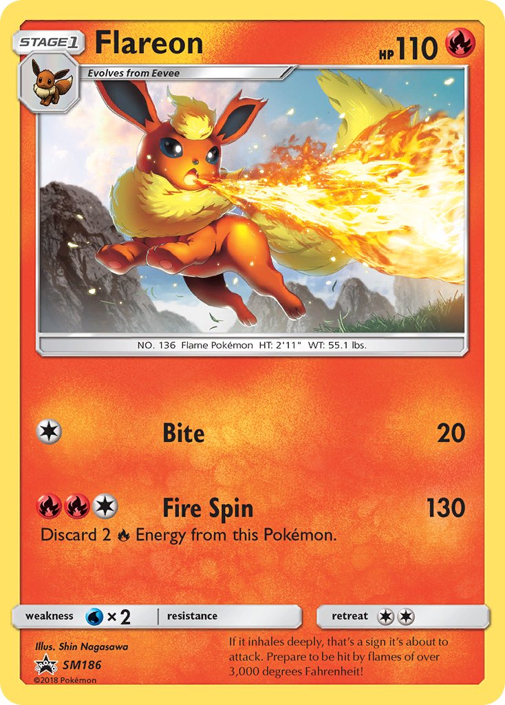 Flareon (SM186) [Sun & Moon: Black Star Promos] | Exor Games New Glasgow