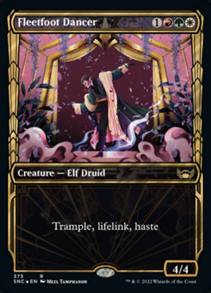 Fleetfoot Dancer (Showcase Golden Age Gilded Foil) [Streets of New Capenna] | Exor Games New Glasgow