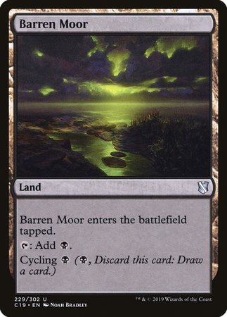 Barren Moor [Commander 2019] | Exor Games New Glasgow