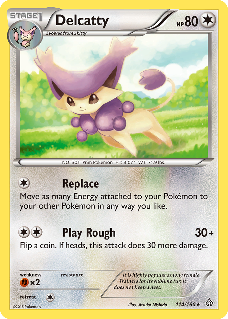 Delcatty (114/160) [XY: Primal Clash] | Exor Games New Glasgow