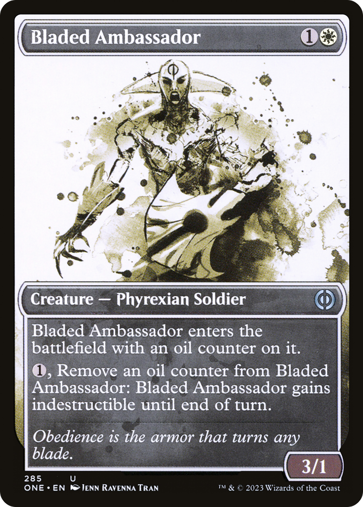 Bladed Ambassador (Showcase Ichor) [Phyrexia: All Will Be One] | Exor Games New Glasgow