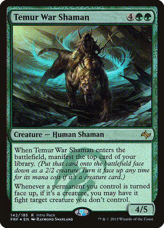 Temur War Shaman [Fate Reforged Promos] | Exor Games New Glasgow