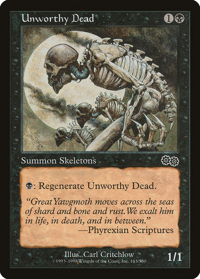 Unworthy Dead [Urza's Saga] | Exor Games New Glasgow