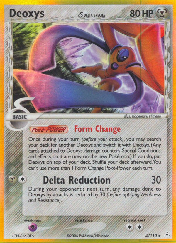 Deoxys (4/110) (Delta Species) [EX: Holon Phantoms] | Exor Games New Glasgow