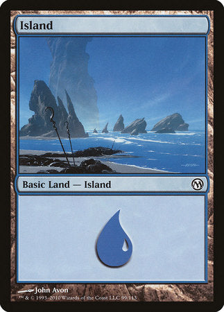 Island (99) [Duels of the Planeswalkers] | Exor Games New Glasgow