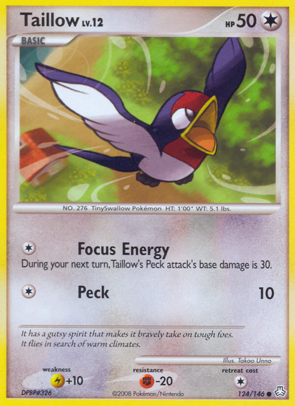 Taillow (124/146) [Diamond & Pearl: Legends Awakened] | Exor Games New Glasgow