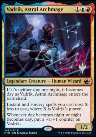 Vadrik, Astral Archmage (Promo Pack) [Innistrad: Midnight Hunt Promos] | Exor Games New Glasgow