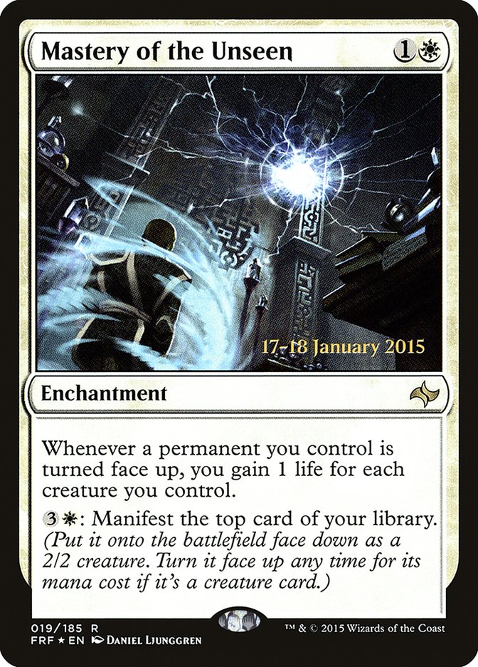 Mastery of the Unseen  [Fate Reforged Prerelease Promos] | Exor Games New Glasgow