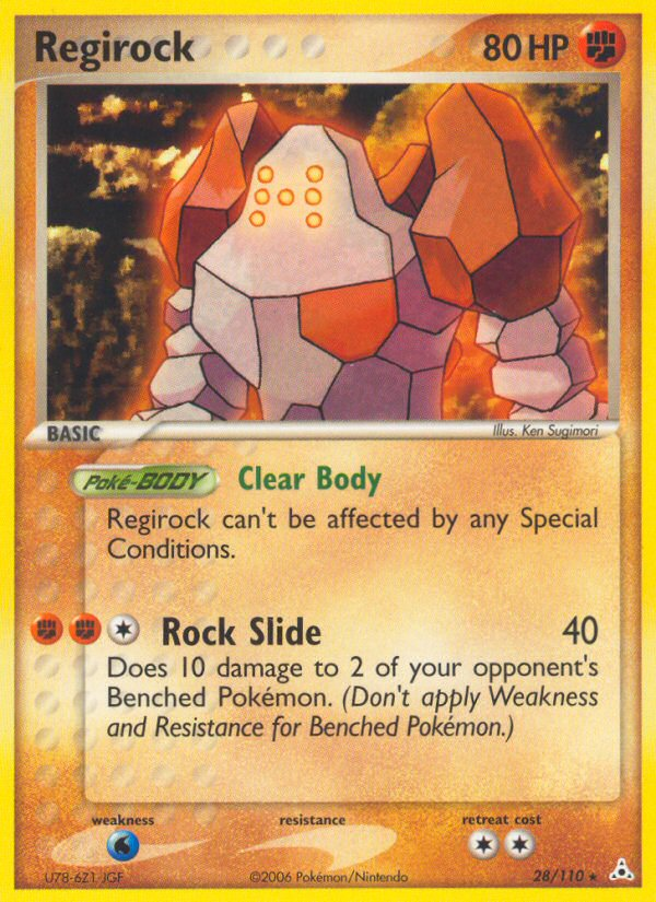 Regirock (28/110) [EX: Holon Phantoms] | Exor Games New Glasgow