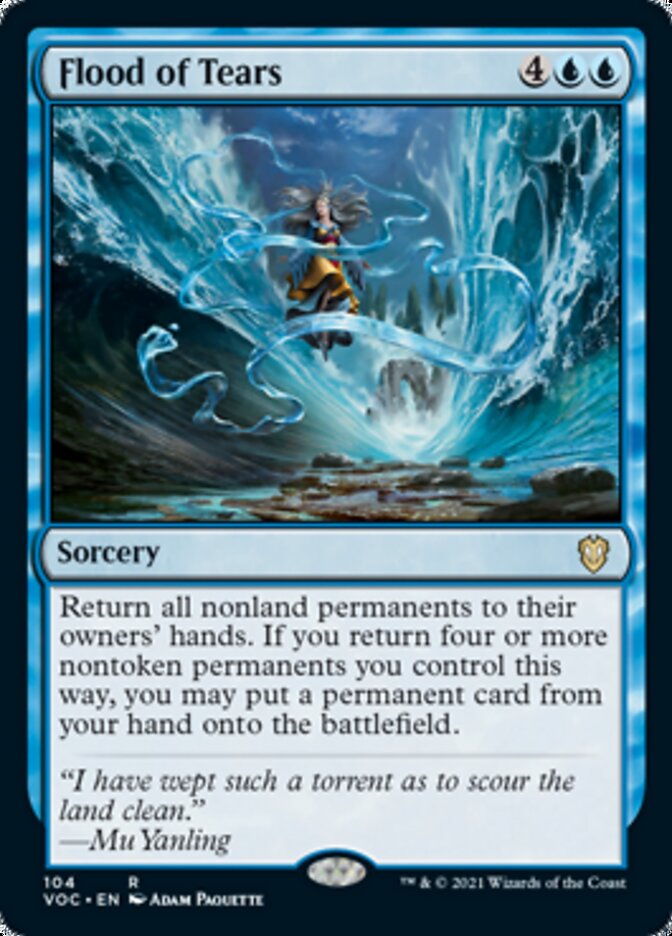 Flood of Tears [Innistrad: Crimson Vow Commander] | Exor Games New Glasgow