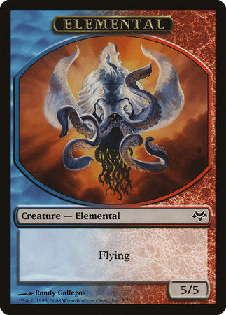 Elemental Token (Blue/Red) [Eventide Tokens] | Exor Games New Glasgow