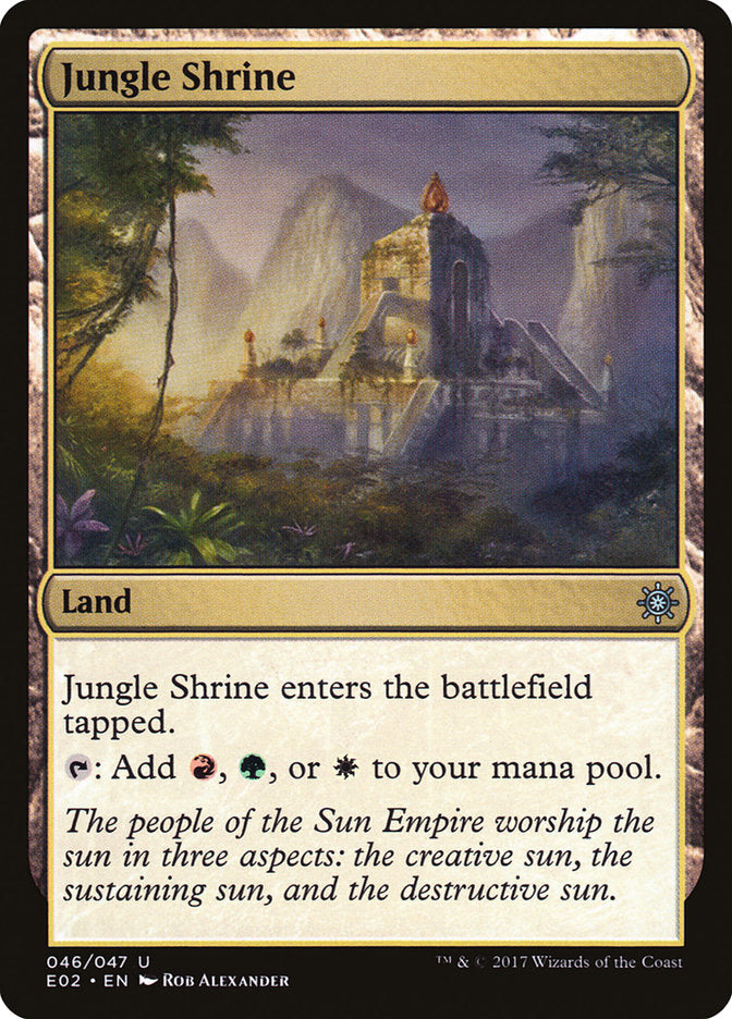 Jungle Shrine [Explorers of Ixalan] | Exor Games New Glasgow