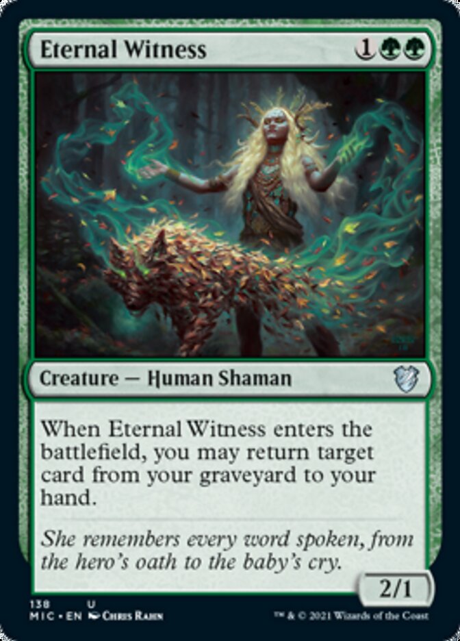 Eternal Witness [Innistrad: Midnight Hunt Commander] | Exor Games New Glasgow