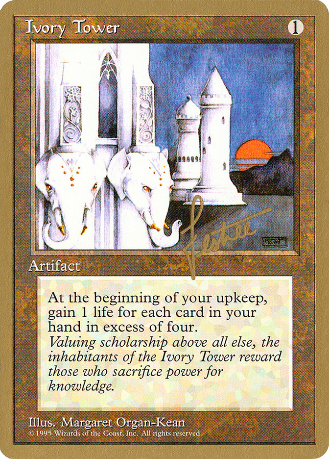 Ivory Tower (Bertrand Lestree) [Pro Tour Collector Set] | Exor Games New Glasgow