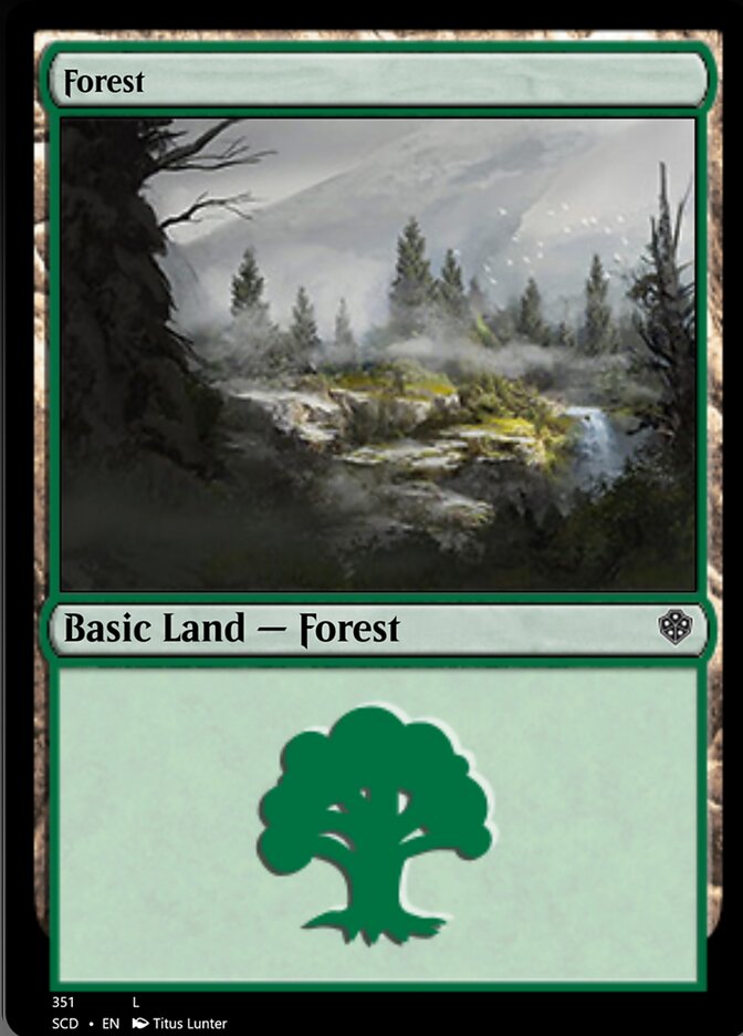 Forest (351) [Starter Commander Decks] | Exor Games New Glasgow