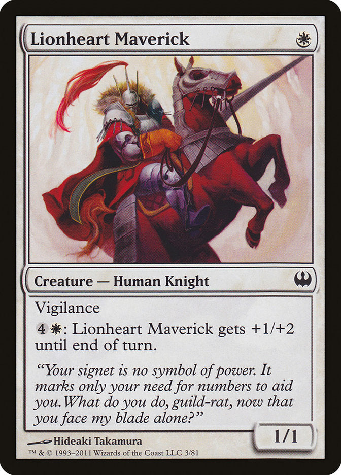 Lionheart Maverick [Duel Decks: Knights vs. Dragons] | Exor Games New Glasgow