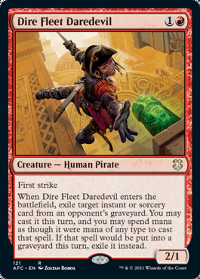 Dire Fleet Daredevil [Dungeons & Dragons: Adventures in the Forgotten Realms Commander] | Exor Games New Glasgow