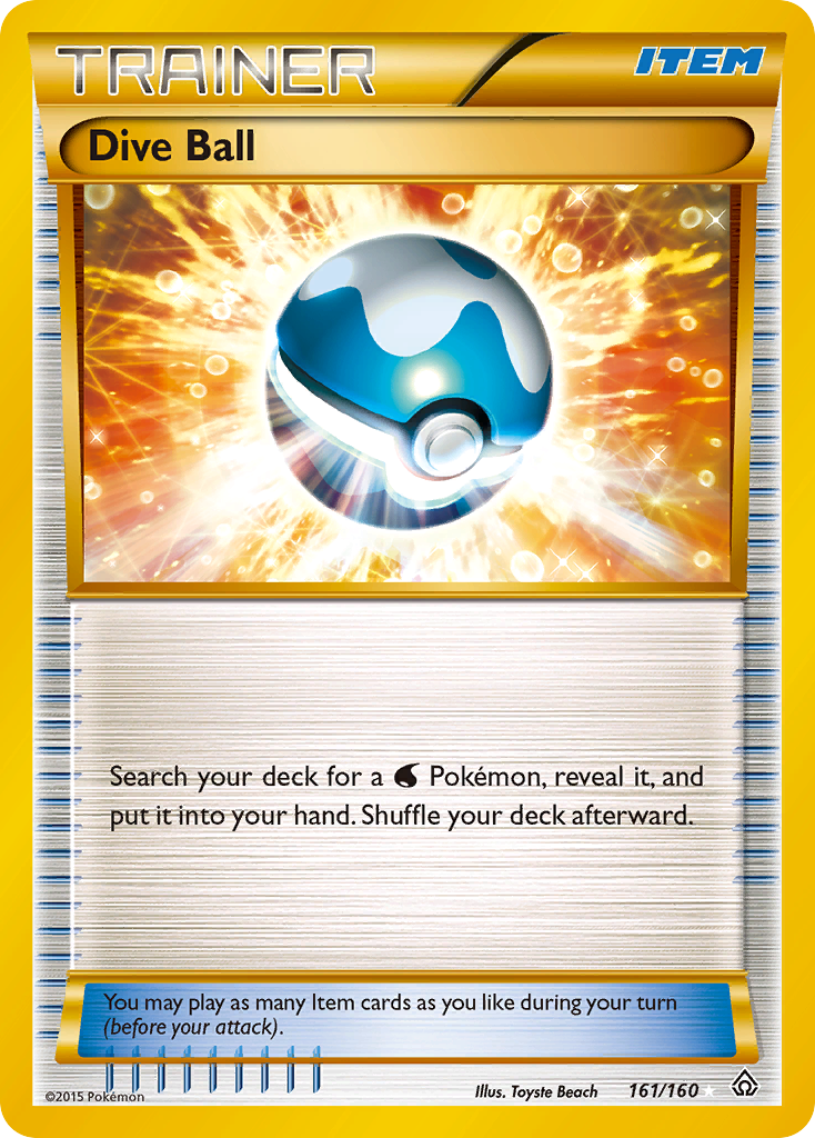 Dive Ball (161/160) [XY: Primal Clash] | Exor Games New Glasgow