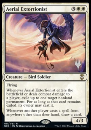 Aerial Extortionist (Promo Pack) [Streets of New Capenna Commander Promos] | Exor Games New Glasgow