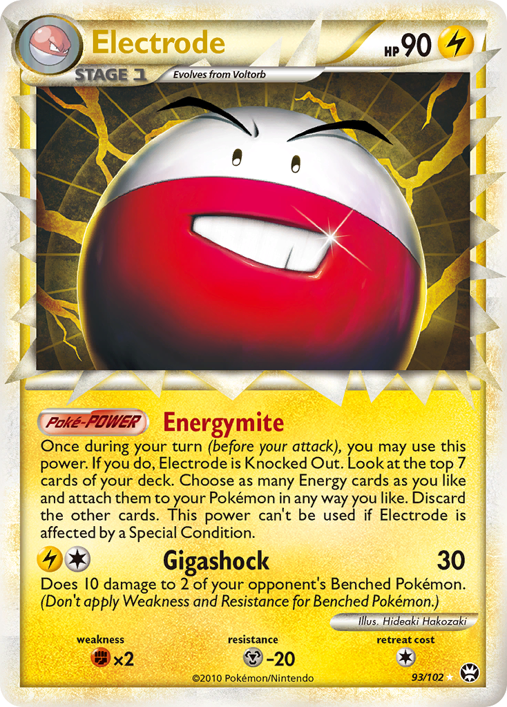 Electrode (93/102) [HeartGold & SoulSilver: Triumphant] | Exor Games New Glasgow