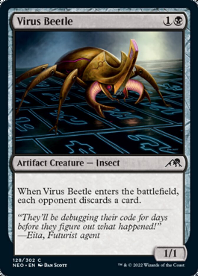 Virus Beetle [Kamigawa: Neon Dynasty] | Exor Games New Glasgow