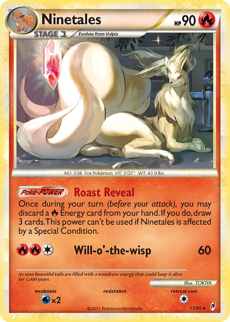 Ninetales (17/95) (Theme Deck Exclusive) [HeartGold & SoulSilver: Call of Legends] | Exor Games New Glasgow