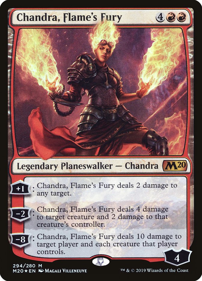 Chandra, Flame's Fury [Core Set 2020] | Exor Games New Glasgow