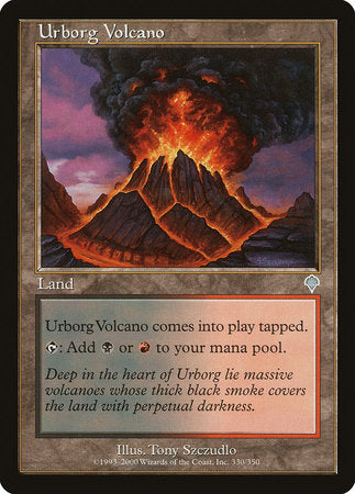 Urborg Volcano [Invasion] | Exor Games New Glasgow
