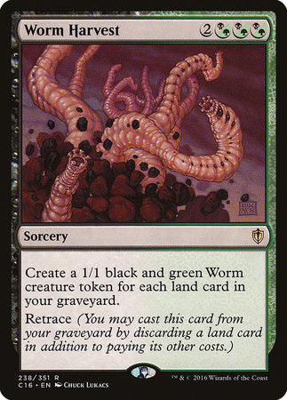 Worm Harvest [Commander 2016] | Exor Games New Glasgow