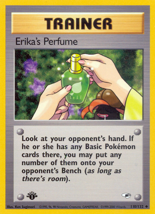 Erika's Perfume (110/132) [Gym Heroes 1st Edition] | Exor Games New Glasgow