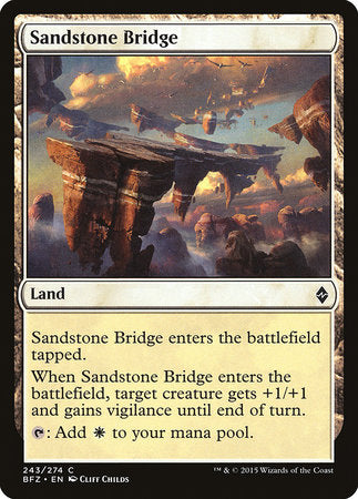 Sandstone Bridge [Battle for Zendikar] | Exor Games New Glasgow