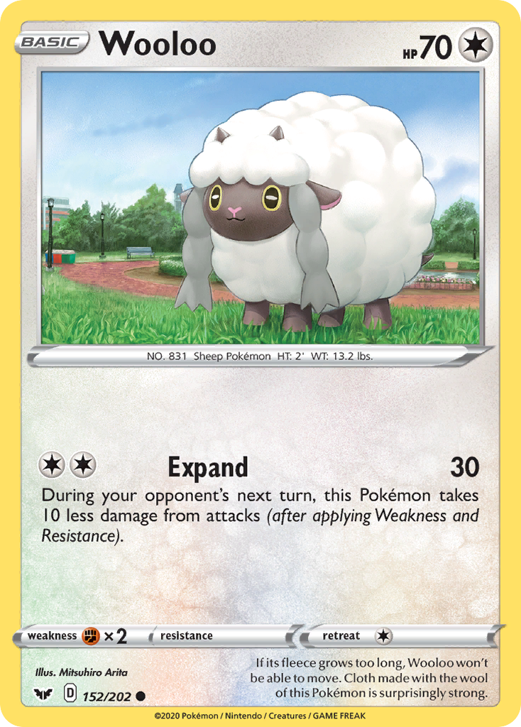 Wooloo (152/202) [Sword & Shield: Base Set] | Exor Games New Glasgow