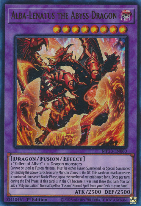 Alba-Lenatus the Abyss Dragon [MP23-EN080] Ultra Rare | Exor Games New Glasgow