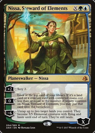 Nissa, Steward of Elements [Amonkhet] | Exor Games New Glasgow