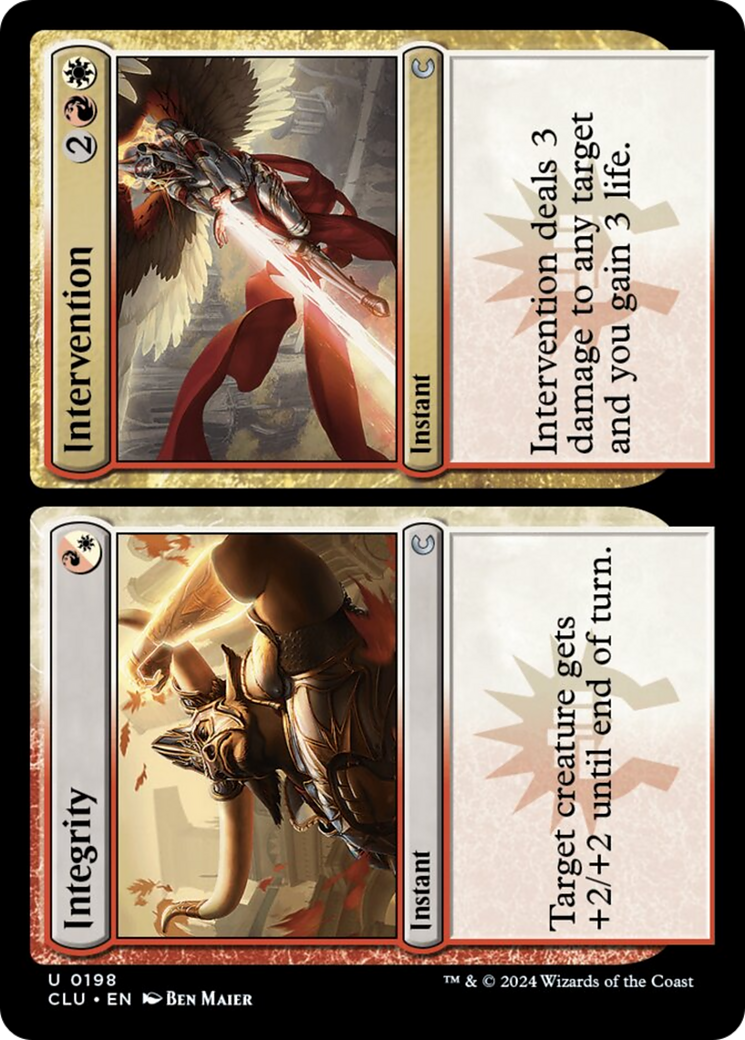 Integrity // Intervention [Ravnica: Clue Edition] | Exor Games New Glasgow