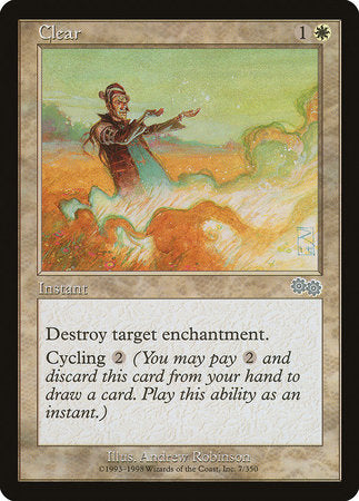 Clear [Urza's Saga] | Exor Games New Glasgow