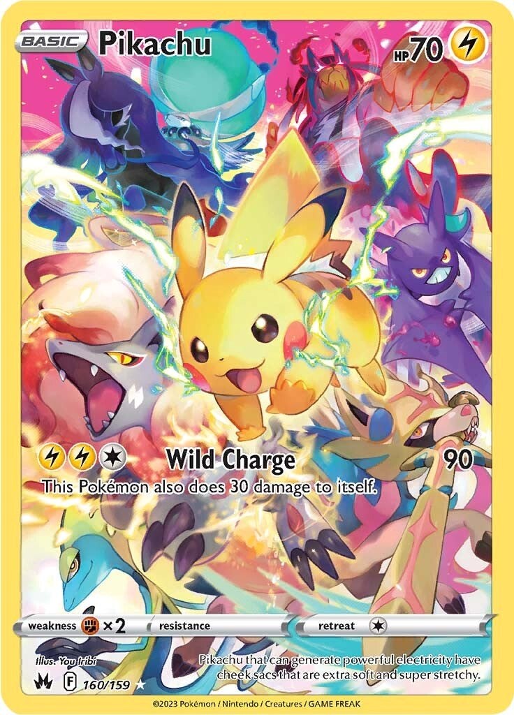 Pikachu (160/159) (Secret) [Sword & Shield: Crown Zenith] | Exor Games New Glasgow