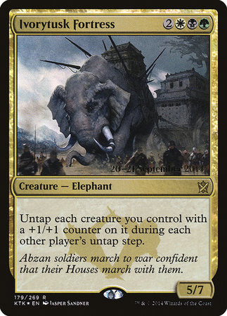 Ivorytusk Fortress [Khans of Tarkir Promos] | Exor Games New Glasgow