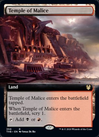 Temple of Malice (Extended Art) [Theros Beyond Death] | Exor Games New Glasgow