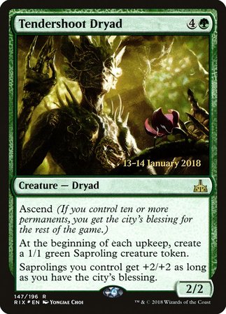 Tendershoot Dryad [Rivals of Ixalan Promos] | Exor Games New Glasgow