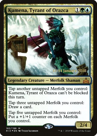 Kumena, Tyrant of Orazca [Rivals of Ixalan Promos] | Exor Games New Glasgow