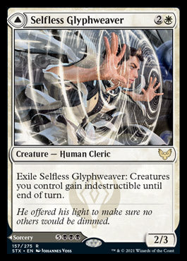 Selfless Glyphweaver // Deadly Vanity [Strixhaven: School of Mages] | Exor Games New Glasgow