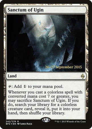 Sanctum of Ugin [Battle for Zendikar Promos] | Exor Games New Glasgow