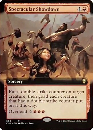 Spectacular Showdown (Extended Art) [Commander Legends: Battle for Baldur's Gate] | Exor Games New Glasgow