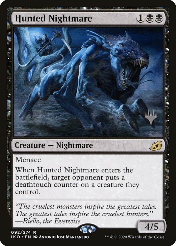 Hunted Nightmare (Promo Pack) [Ikoria: Lair of Behemoths Promos] | Exor Games New Glasgow