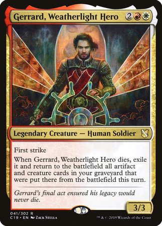 Gerrard, Weatherlight Hero [Commander 2019] | Exor Games New Glasgow