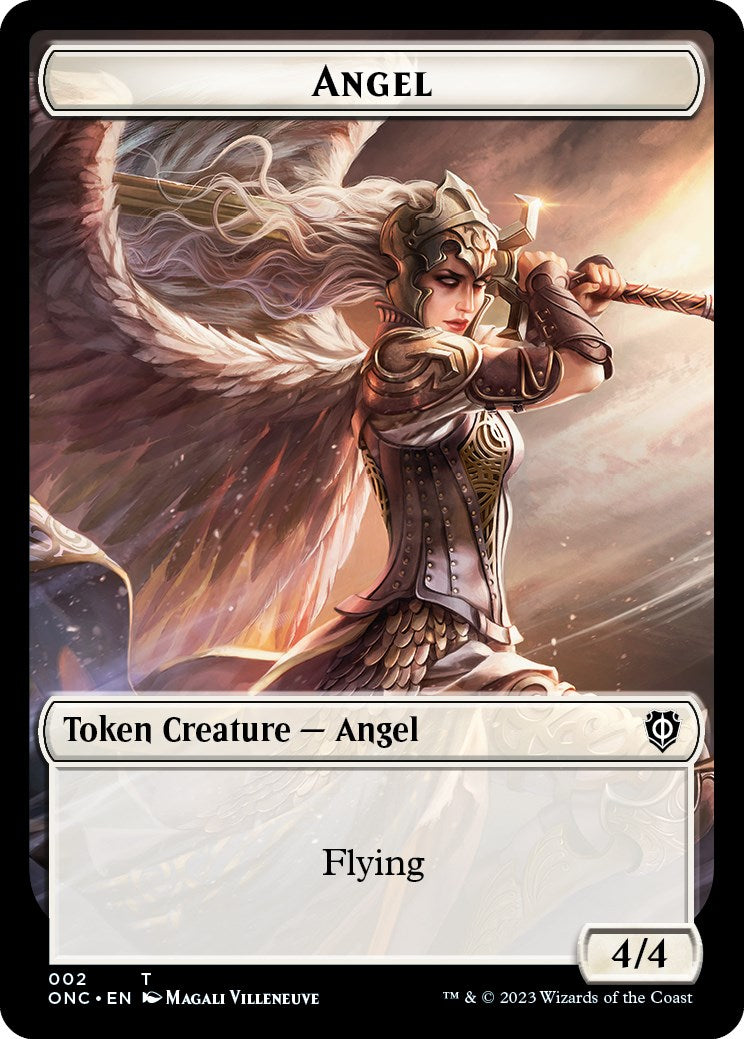 Soldier (007) // Angel Double-Sided Token [Phyrexia: All Will Be One Commander Tokens] | Exor Games New Glasgow