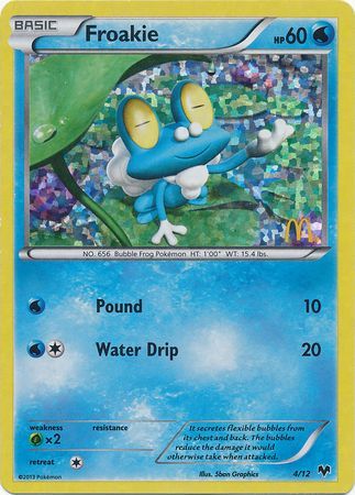 Froakie (4/12) [McDonald's Promos: 2014 Collection] | Exor Games New Glasgow