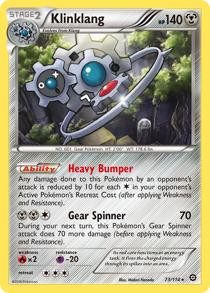 Klinklang (73/114) [XY: Steam Siege] | Exor Games New Glasgow