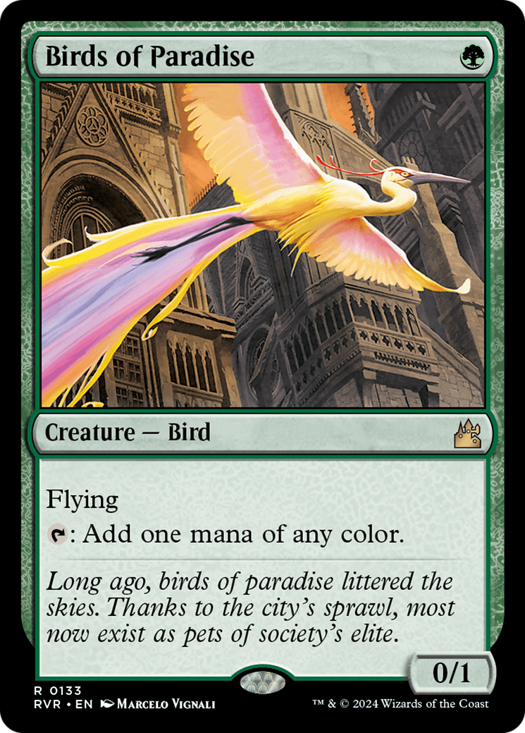 Birds of Paradise [Ravnica Remastered] | Exor Games New Glasgow